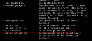 How to check version in Node.js? Check Node version from command line