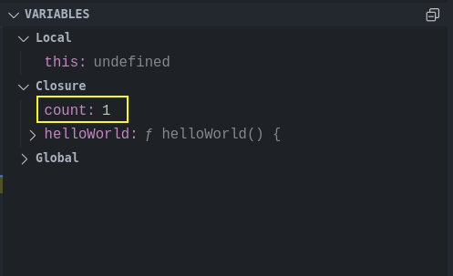 Variable section