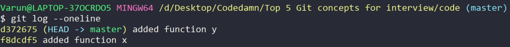 Two initial commits