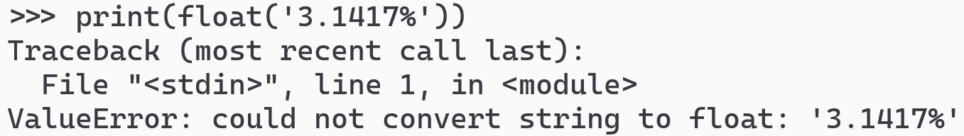 Fix ValueError: could not convert string to float