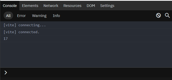 The output of the above code.
