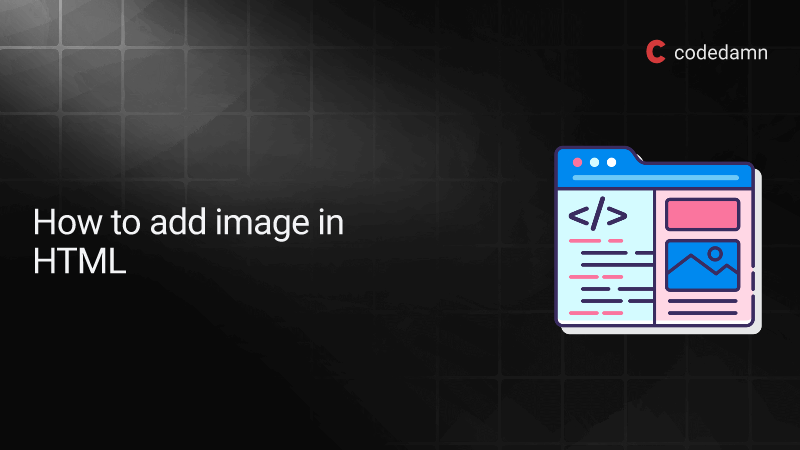 How to add image in HTML